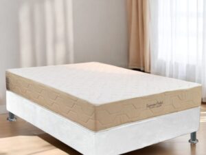 Colchão Casal Supreme Pocket D26 + Base Box Simples Corino Branco – INOVAFLEX/BIOSTAR – 1.38m – 8.1/TD