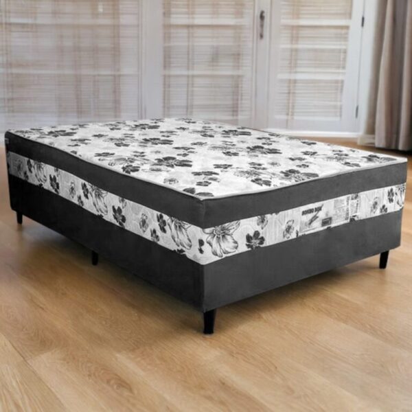 Cama Box Casal Sonho Bom D28 – Nosso Sonho Colchões - 60x138x188 - 4.2/TD