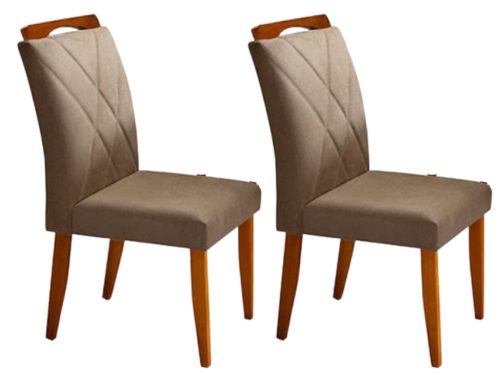 Mesa de Jantar Madri 1,60×0,80 com 6 Cadeiras Califórnia - 1.4/LD - Imagem 9