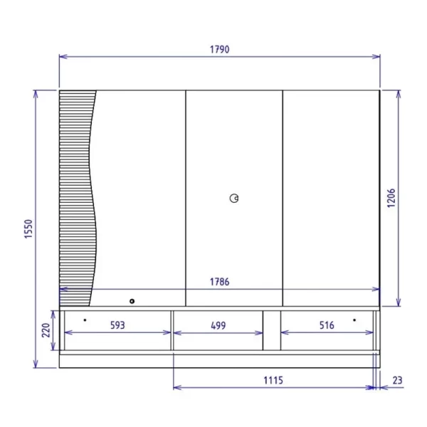 Home Suspenso Egeu - Colibri - 1.79m - 5.6/RF/RN - Imagem 8