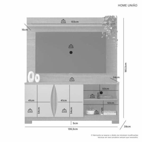 Home União - JCM - 1.37m - 5.4/CW 5.1/RF - Imagem 2
