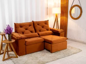 Sofá Retrátil Reclinável Chile 1,96m – D28 Soft – 1.0/RF
