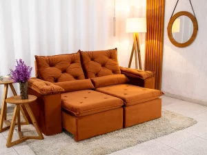 Sofá Retrátil Reclinável Chile 1,96m – D28 Soft – 1.0/RF
