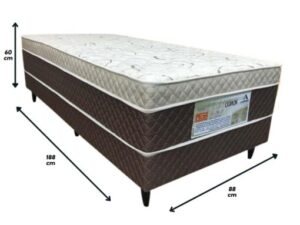 Cama Box Light Sealed Solteiro D33 – 88x188x48 – Rondomoveis – 4.5/LD
