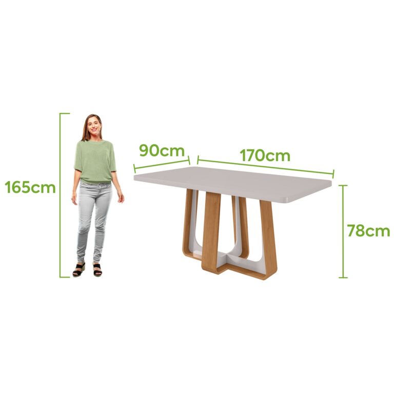 Mesa Sintonia (Tampo Maxi) - Lopas - 1.70m - 7.1/TD - Imagem 2