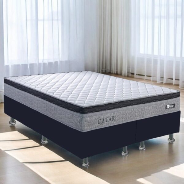 Colchão Queen Talismã D28 + Base Box Simples - DESIGN COLCHÕES/ALTO NÍVEL - 9.8/TD - Imagem 3