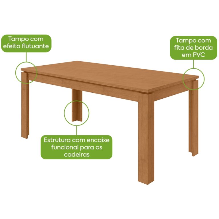 Mesa Athenas - Lopas - 1.80m - 3.4/TD - Imagem 2