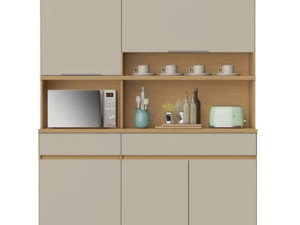 Kit Cozinha Realeza 5P2G 100%MDF – Nesher – 1.60m – 8.7/TD