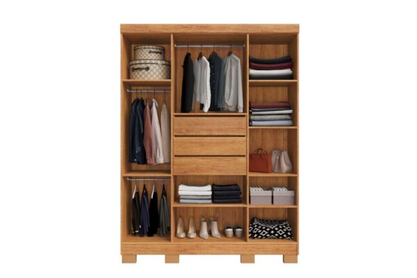 Guarda-Roupa Domus 4P3Gav - Rud Rack - 1.59m - 7.8/LD - Imagem 3
