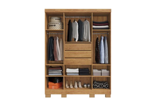 Guarda-Roupa Domus 4P3Gav - Rud Rack - 1.59m - 7.8/LD - Imagem 4