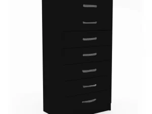 Cômoda 7 Gavetas – Evidência Móveis – 1.25m – 1.9/PR