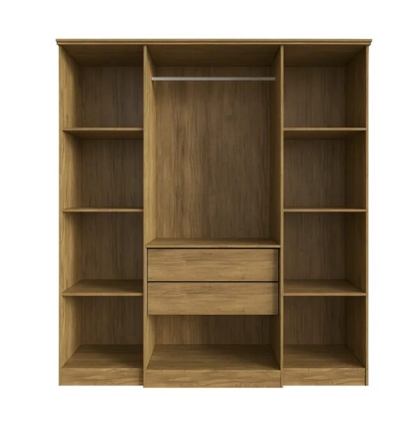 Roupeiro Genebra 4P2G 100%MDF - Doripel Móveis - 1.79m - 1.0/SR - Imagem 3