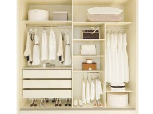 Roupeiro Platinum 2 Portas Vidro Reflecta – Gelius – 1.68m – 3.0/SR