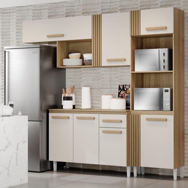 Cozinha Completa Vitória - ARAMÓVEIS - 2.40m - 6.4/TD