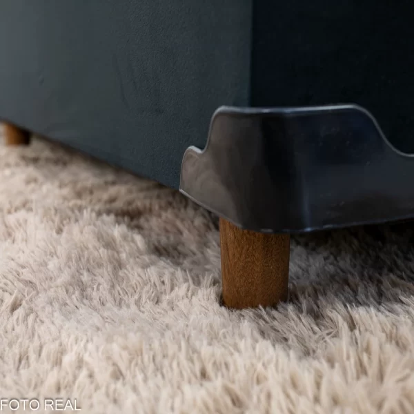 Base Box Baú Solt. Pop Veludo Preto + Colchão Solt. Livina - 37x88x188 - 7.9/RF - Imagem 6