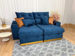 Estofado Sofá Retrátil e Reclinável Pleno – Plena Estofados – 2.10m – 1.7/LD