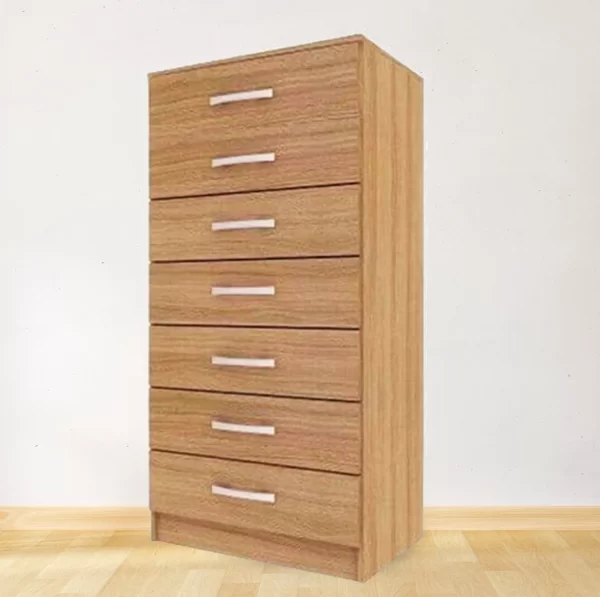Cômoda 7 Gavetas - Evidência Móveis - 1.25m - 1.9/PR