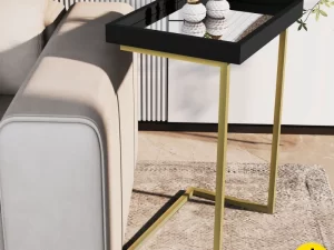 Mesa de Apoio 4774 Luxo c/Espelho Pés Bronze – JB Bechara – 0.41m – 1.3/RF