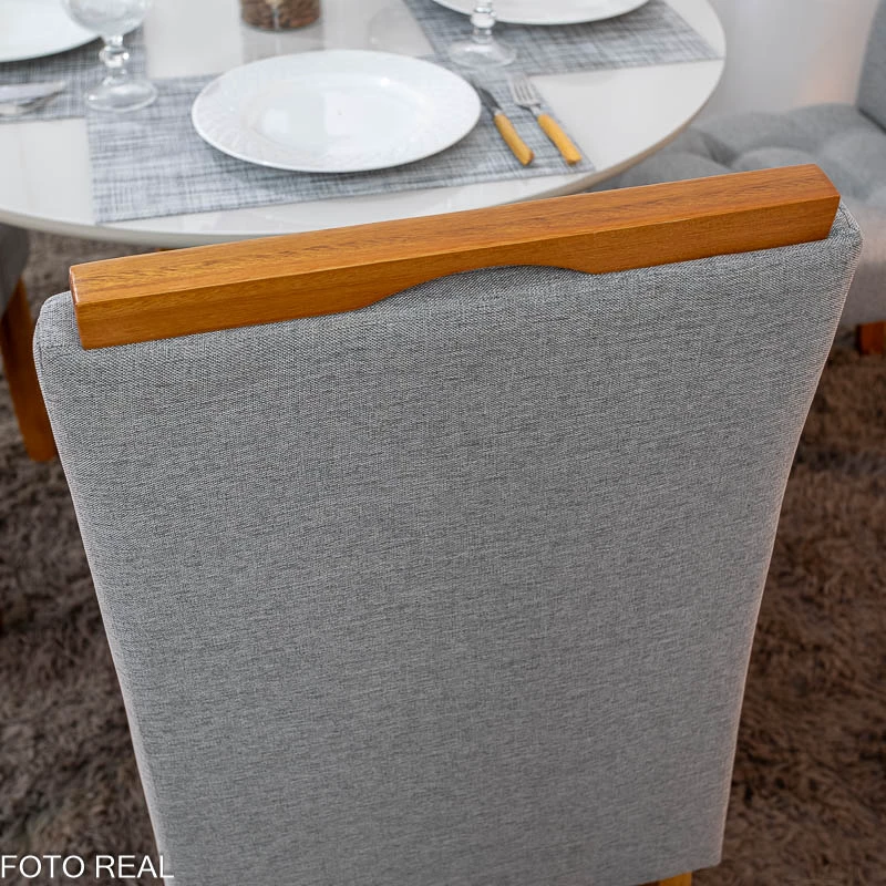 Mesa de Jantar Siena Redonda + 4 Cad Londres - Minasplac - 1.00m - 1.0/RF - Imagem 13