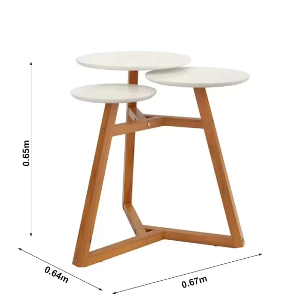 Mesa Lateral Classic 3 Tampos - Tebarrot - 0.67m - 1.8/RF - Imagem 5
