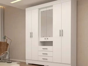 Roupeiro Débora 6P c/ Espelho – ACP – 1.78m – 9.0/RF