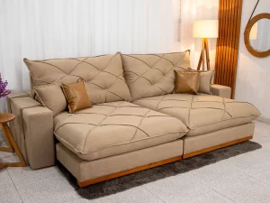 Sofá Retrátil Reclinável Malibu – 2.90m – 2.5/RF