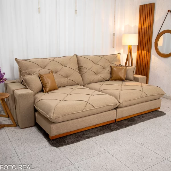 Sofá Retrátil Reclinável Malibu - 2.90m - 2.5/RF