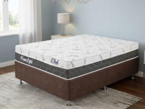 Colchão Casal Prime Light + Base Box Simples – ORTHOPRIME + ALTO NÍVEL – 1.38m – 7.7/TD