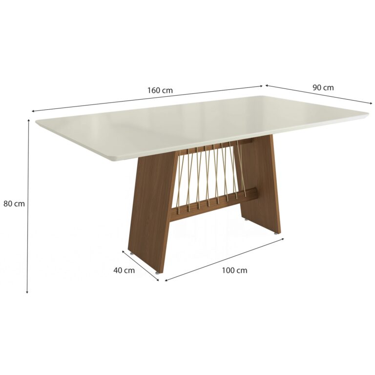 Mesa Damiana BA56 - KAPPESBERG - 1.60m - 7.2/TD - Imagem 2