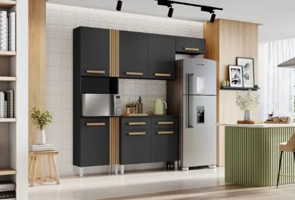 Cozinha Juma Completa - Aramóveis - 2.10m - 5.7/RF - Imagem 2