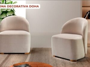 Poltrona Decorativa Doha – Luxury – 0.62m – 3.9/LD