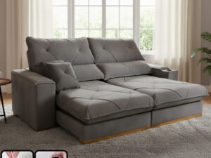 Sofá Retrátil e Reclinável Milano – ZARAT ESTOFADOS – 2.50m  2.2/TD