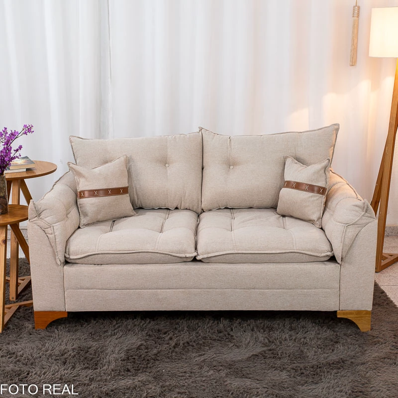Estofado Sofá 2 Lugares Creta - 1.60m - 9.4/RF - Imagem 4