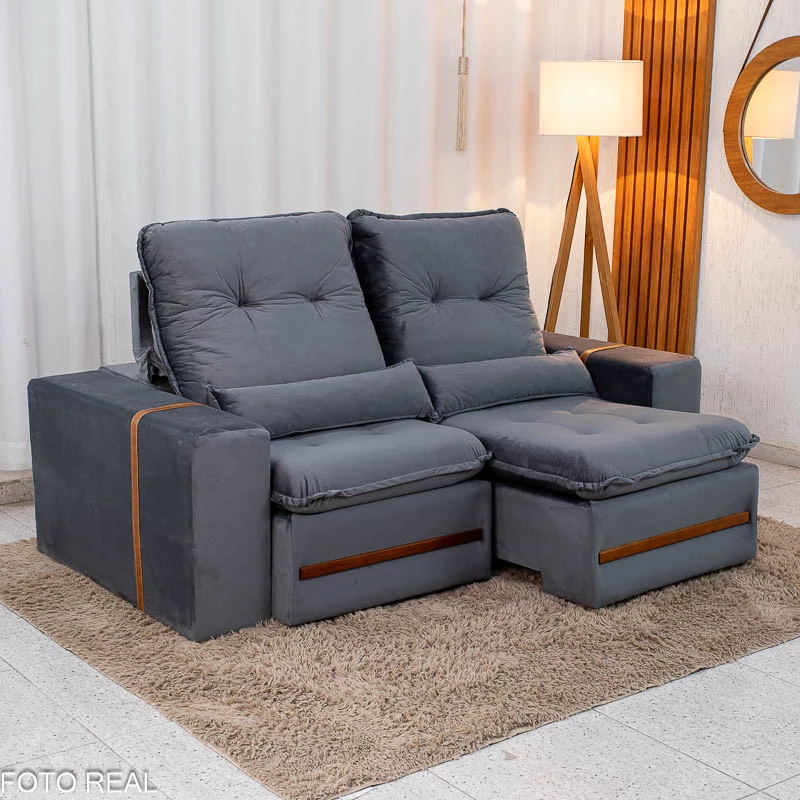 Sofá Retrátil Reclinável Montreal - 1.90m - 1.0/RF - Imagem 3