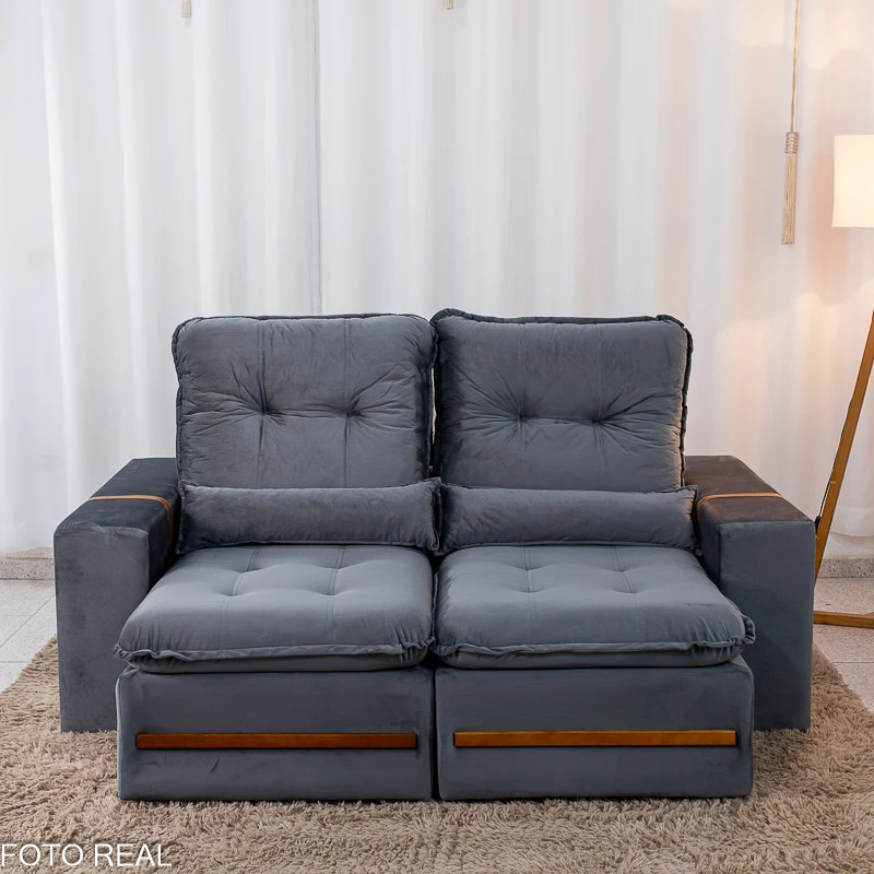 Sofá Retrátil Reclinável Montreal - 1.90m - 1.0/RF - Imagem 5