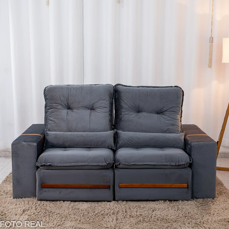 Sofá Retrátil Reclinável Montreal - 1.90m - 1.0/RF - Imagem 6
