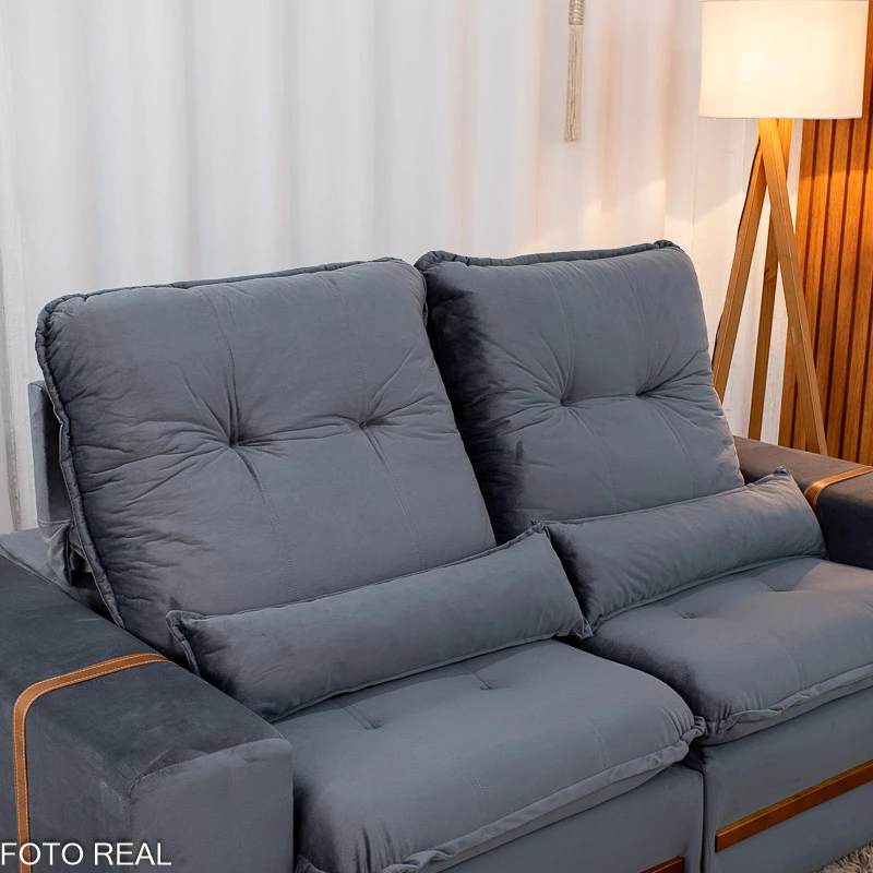Sofá Retrátil Reclinável Montreal - 1.90m - 1.0/RF - Imagem 7