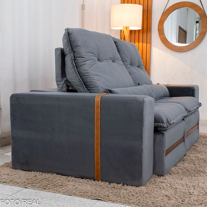 Sofá Retrátil Reclinável Montreal - 1.90m - 1.0/RF - Imagem 12