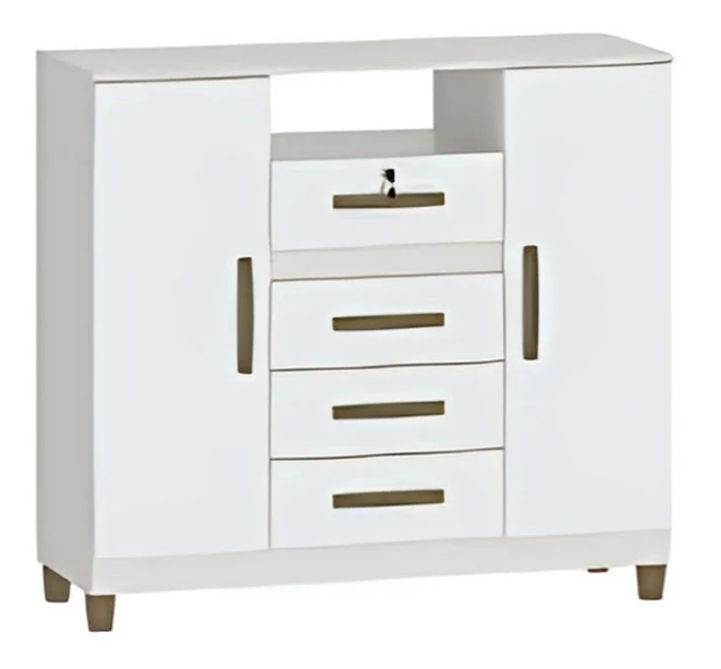 Cômoda Andra 4GV 2PT – 109cm – Fellicci – 2.8/RN - Imagem 3