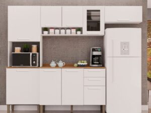 Cozinha New Valencia (Vidro Fume) – 2.48m – Salletto – 8.2/TD