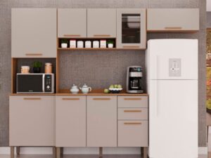 Cozinha New Valencia (Vidro Fume) – 2.48m – Salletto – 8.2/TD