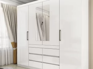 Roupeiro GR Império 4P6G c/Espelho – Carioca -2.00m – 9.5/RF