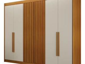 Roupeiro Diamante 100% MDF 6 Portas 6 Gavetas – 2,70m – 1.8/CW