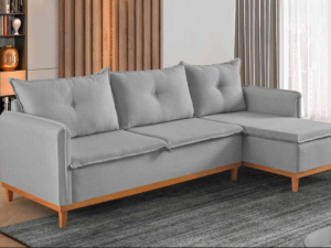 Sofá Orlando 3 Lugares C/ Chaise 2,40m – 1.18 – BOARETO – RN