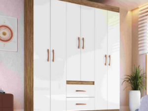 Roupeiro Guarda-Roupa Montevideu 6P 2G – 1,37m – Doripel – 3.6 – SR