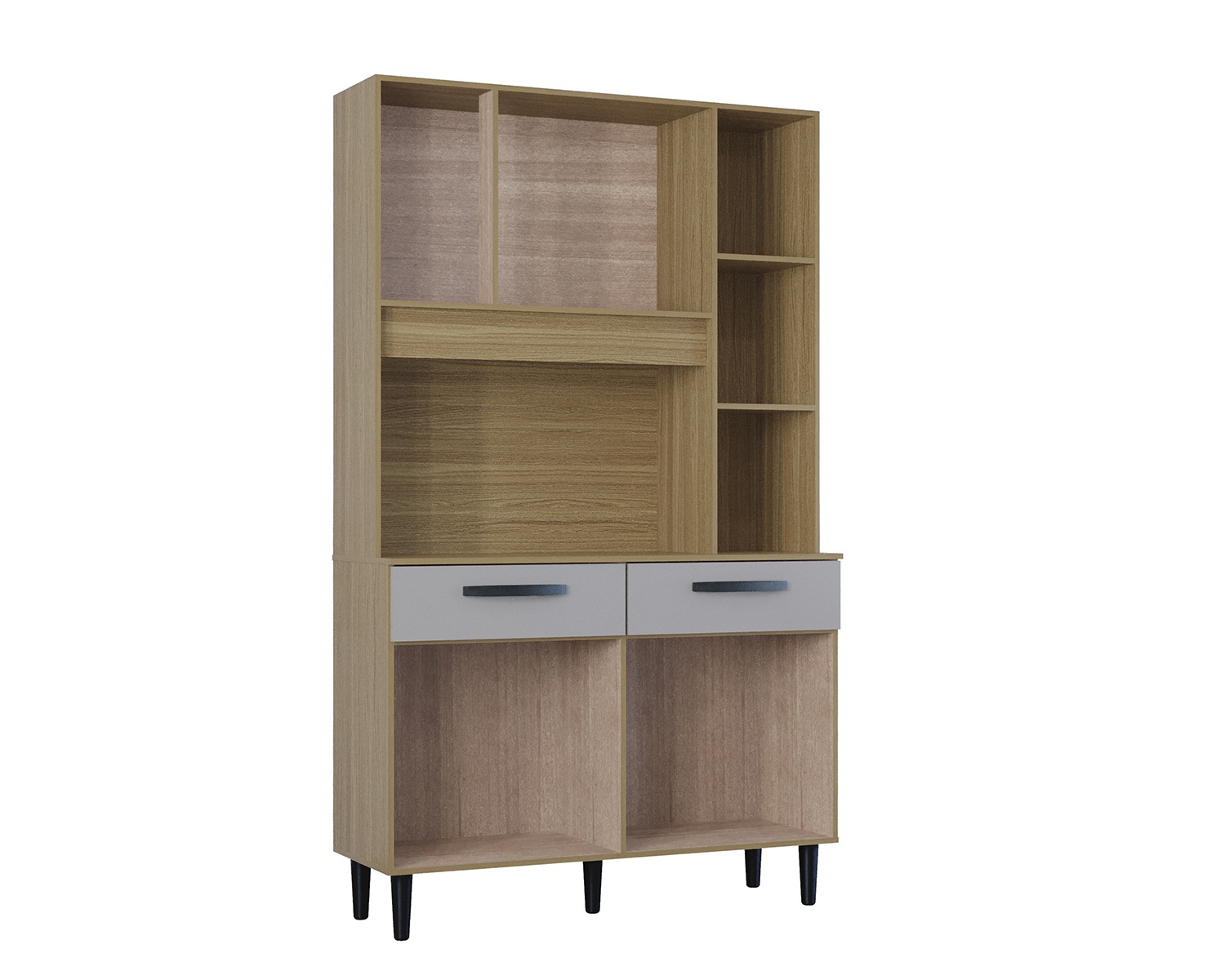 Kit cozinha Malu 7P2G - 1,06m - Riapdo 3D Poquema -4.2 SR - Imagem 2