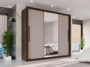 Roupeiro Panamá 3P 4g 1,85m – com 1 Espelho – Salleto – 9.7/ SR