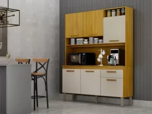 Kit Cozinha Noor 6P 1G 1,45m – CHF Moveis – 5.0 – SR