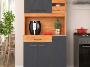 Kit Cozinha Carla K090 0,90 m Branco – FELLICCI – 2.7/TD