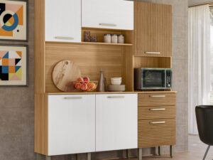 Kit Cozinha Ferrara Plus 1,80 m  – KIT’S PARANÁ –  100%MDF – 5.5/TD